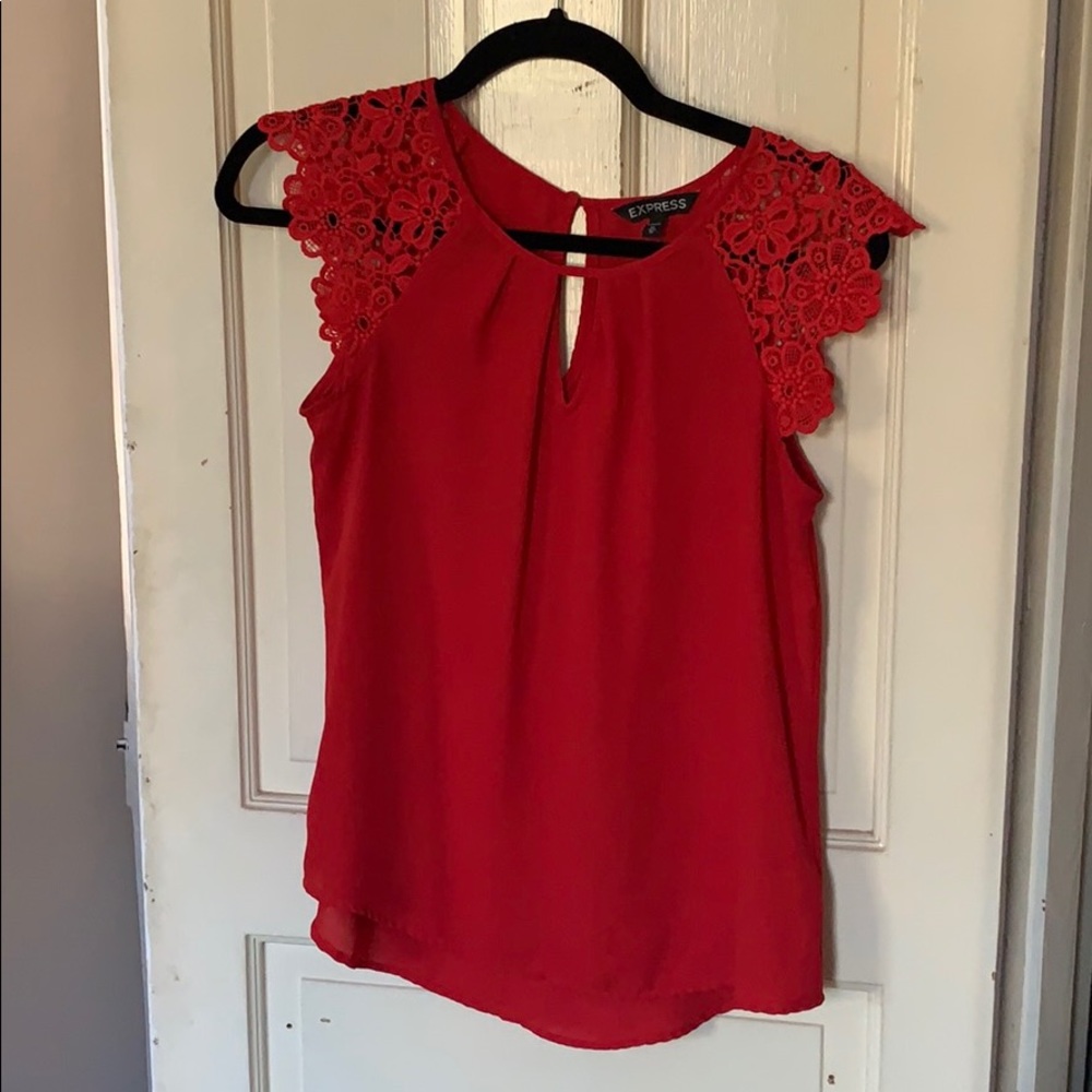Express Red Blouse